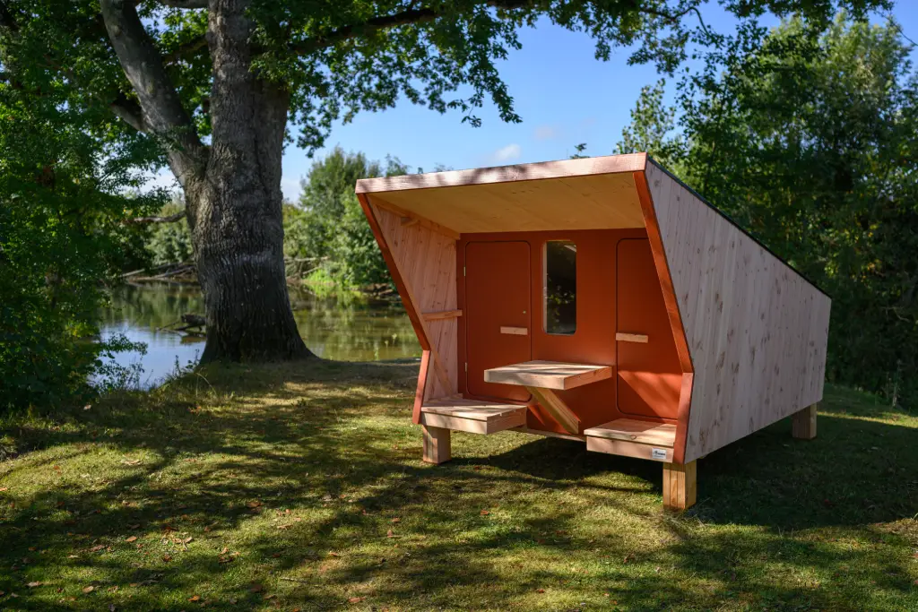 Cabane étape classique à Quinéville